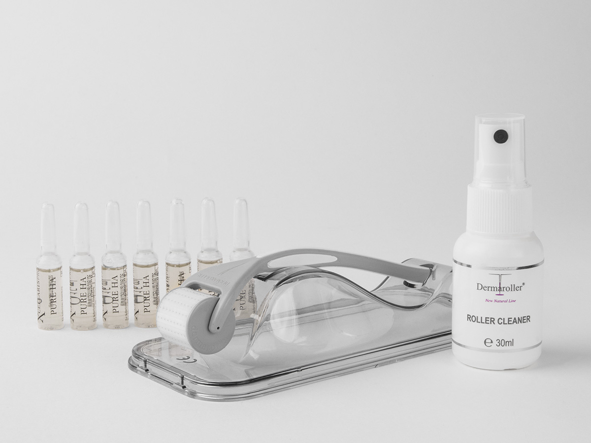 Dermaroller Hyaluron Ampoules + HC902 Set